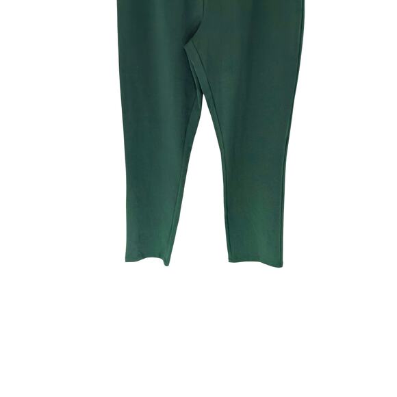 Susan Graver Weekend Regular Premium Stretch Slim Leg Pant Green Pull On Medium - Picture 6 of 11